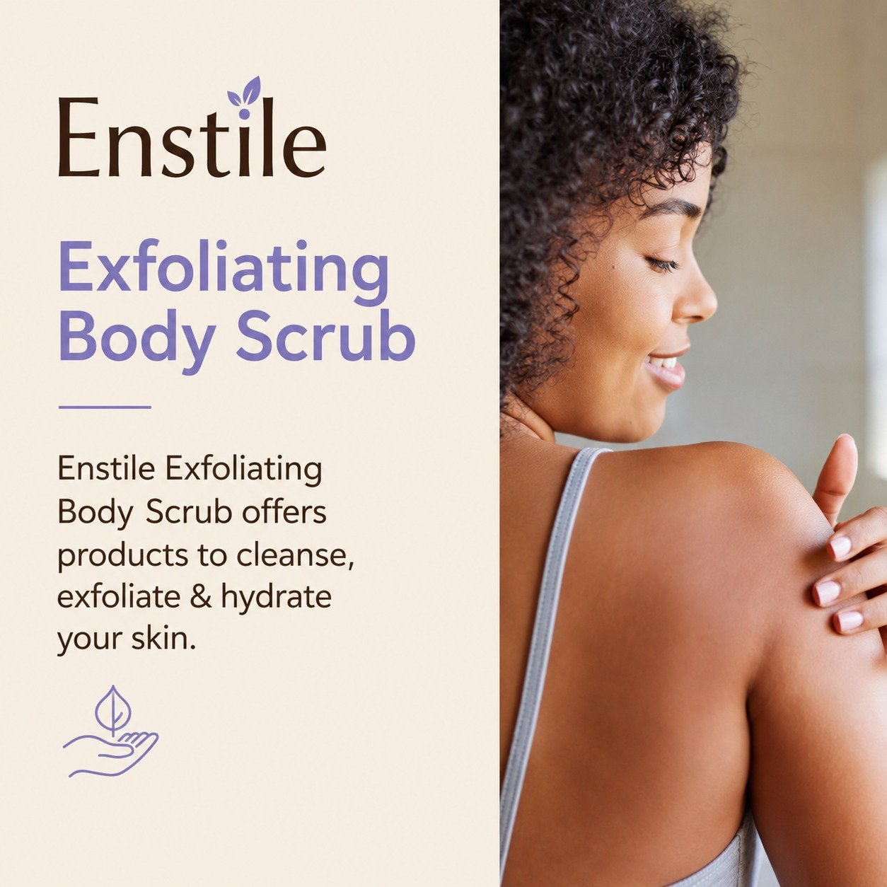 ENSTILE Gentle Exfoliating Lavender Body Scrub - Image 2