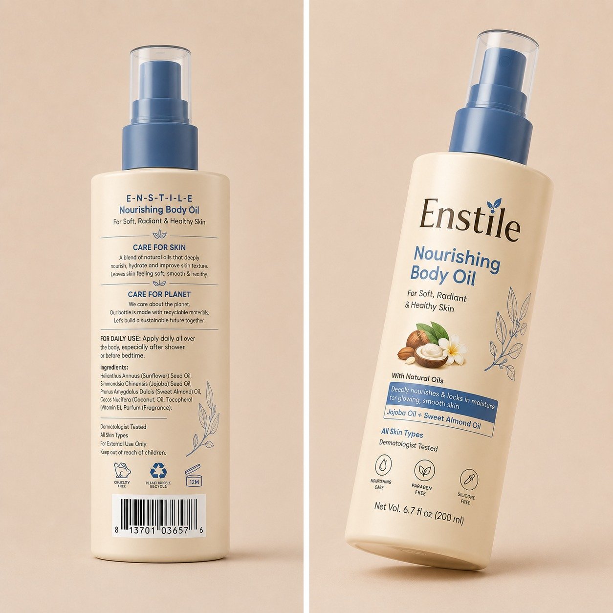 ENSTILE Nourishing Hydrating Daily Body Oil - Image 2